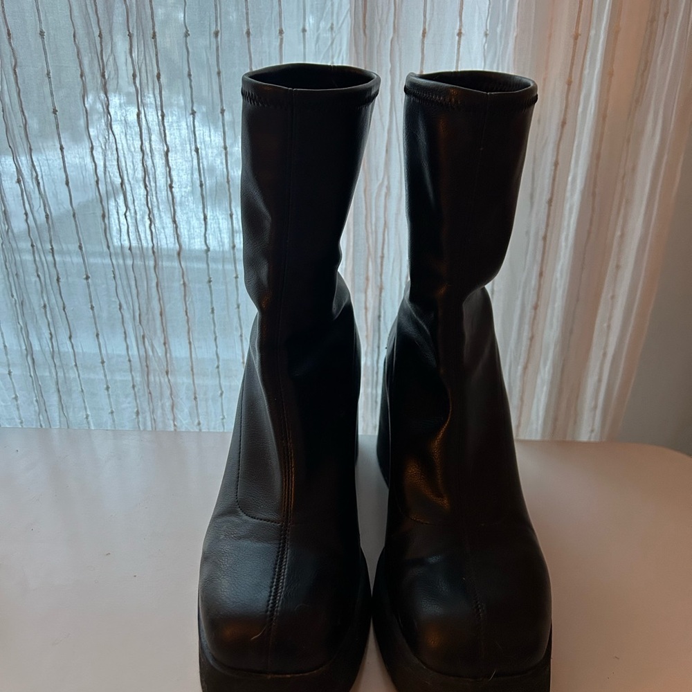 Call It Spring Black Heeled Boots